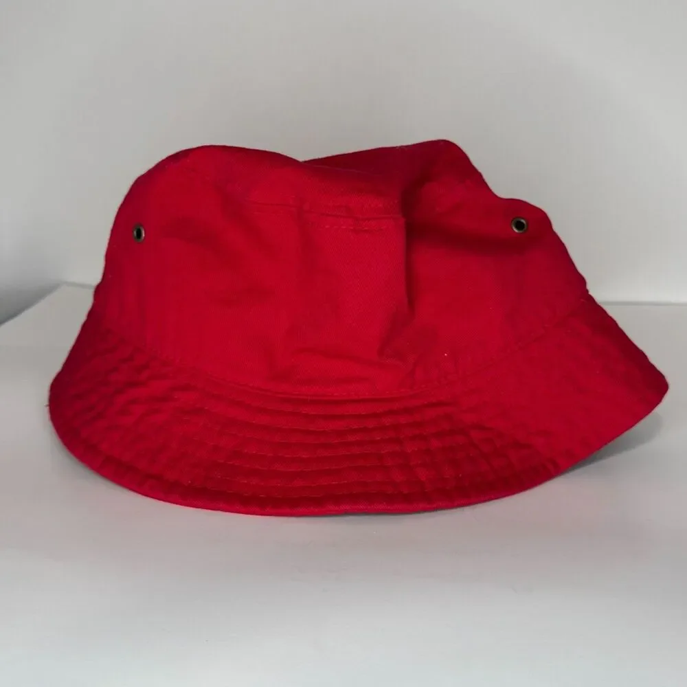 Super Bowl LV Buccaneers Chiefs Bucket Hat Red Newhattan S/M Tampa Bay KC